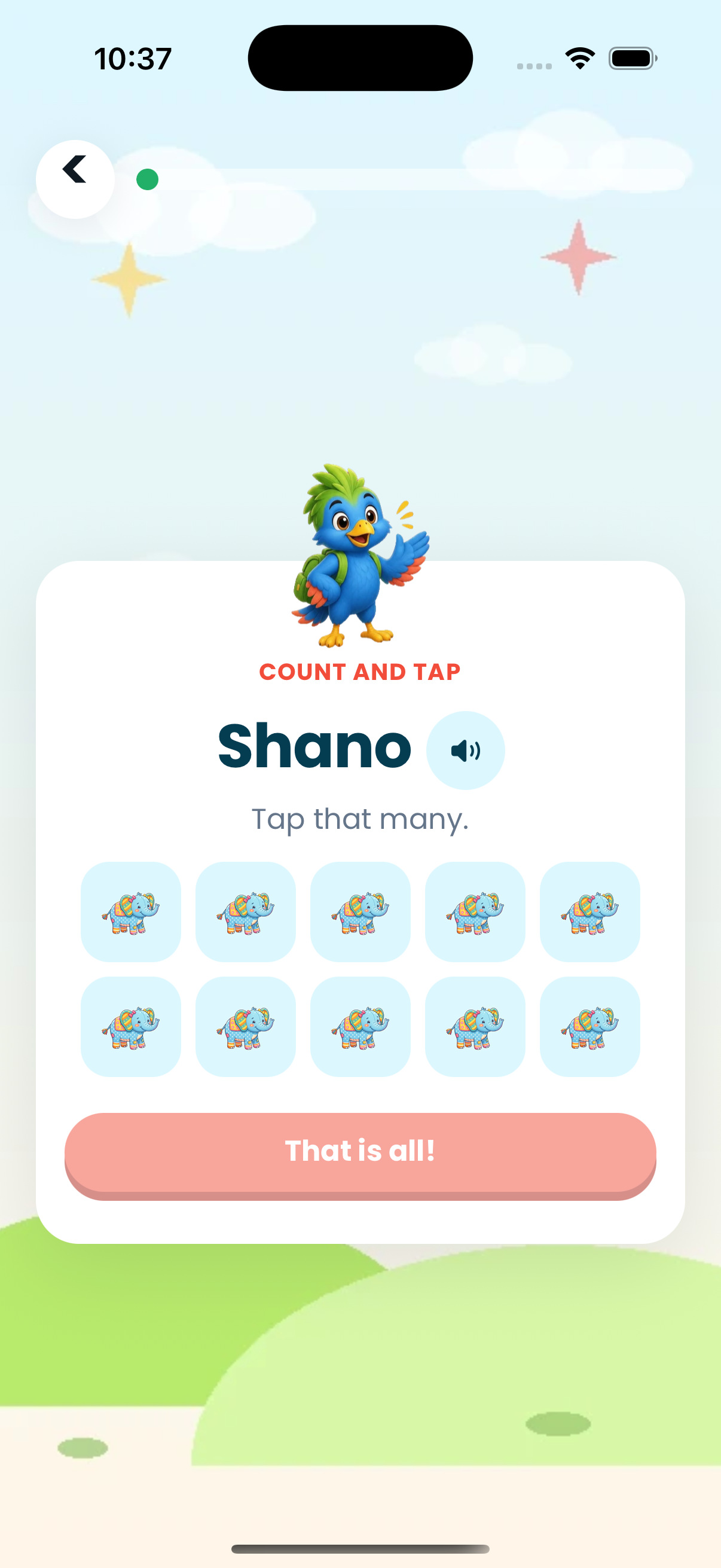 Count & Tap Gameplay