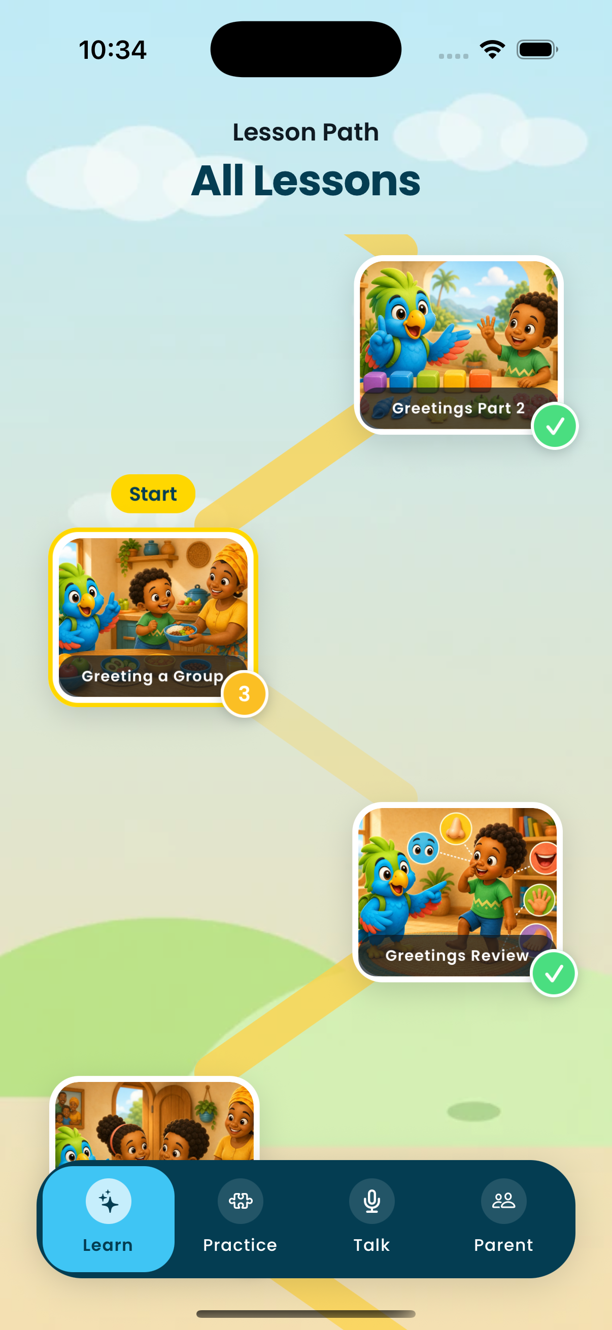 Visual, Story-Driven Lessons